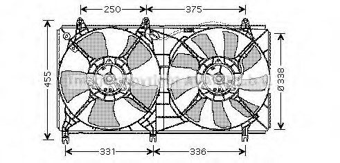 PRASCO MT7524 Fan, radiator